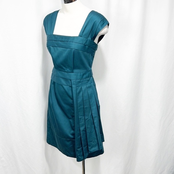 MARC by Marc Jacobs Sleeveless Square Neckline Fit and Flare Teal Dress size 0 - Picture 2 of 14